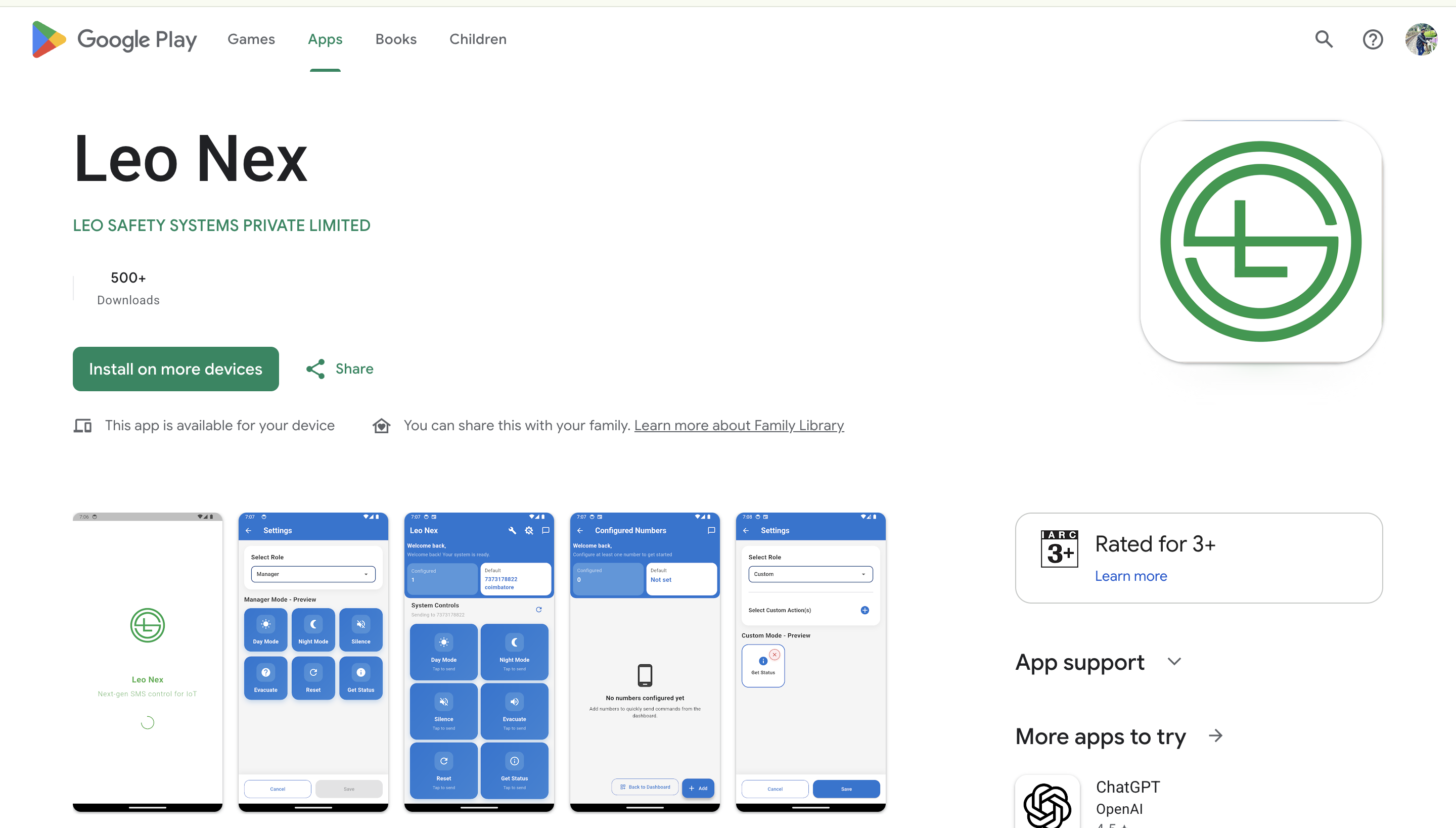 Leo Nex — Mobile · IoT · Android